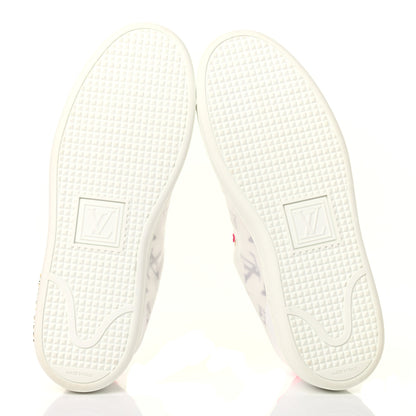 Louis Vuitton Technical Fabric Calfskin Monogram Frontrow Sneakers 37 Pink 4 of 4