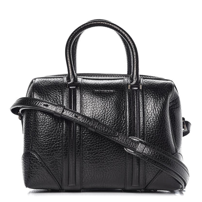 Givenchy Glazed Pebbled Calfskin Medium Lucrezia Black 1 of 11