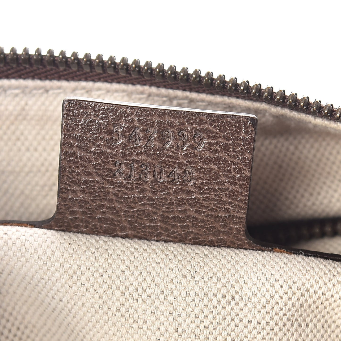 GG Supreme Monogram Web Ophidia Half Moon Hobo Brown