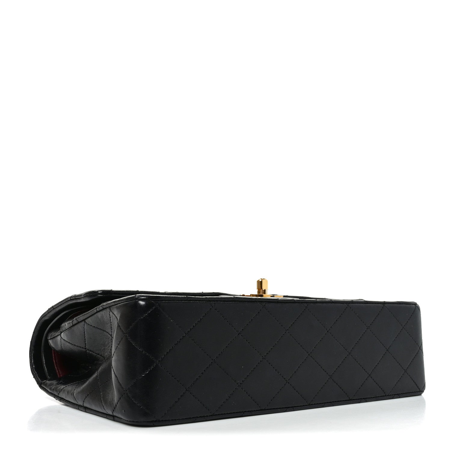 Chanel Lambskin Quilted Medium Double Flap Black 4 of 10