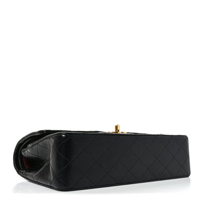 Chanel Lambskin Quilted Medium Double Flap Black 4 of 10