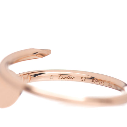 Cartier 18K Pink Gold Small Juste Un Clou Ring 52 6 4 of 5