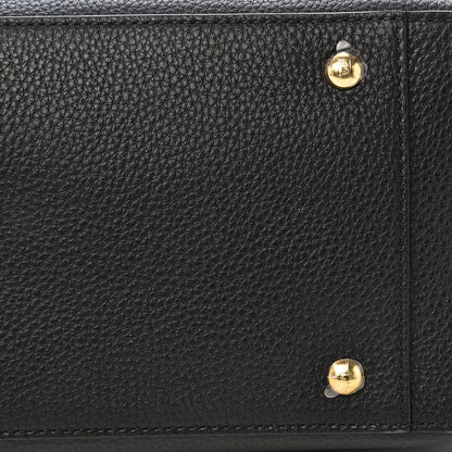 Fendi Cuoio Romano Selleria Medium FF Tote Black 13 of 14
