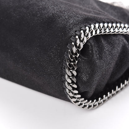 Stella McCartney Shaggy Deer Mini Falabella Fold Over Tote Black 10 of 10