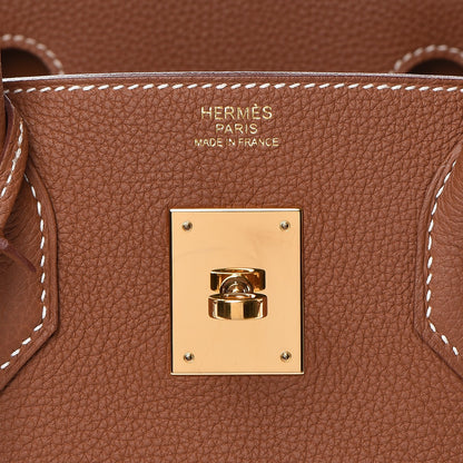 Hermes Togo Birkin 30 Gold 6 of 34