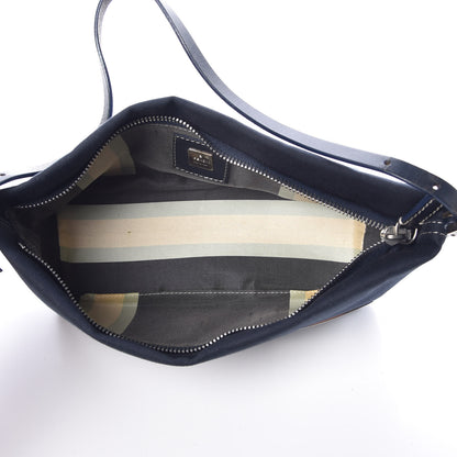 Fendi Canvas Small Shoulder Bag Blue 5 of 8