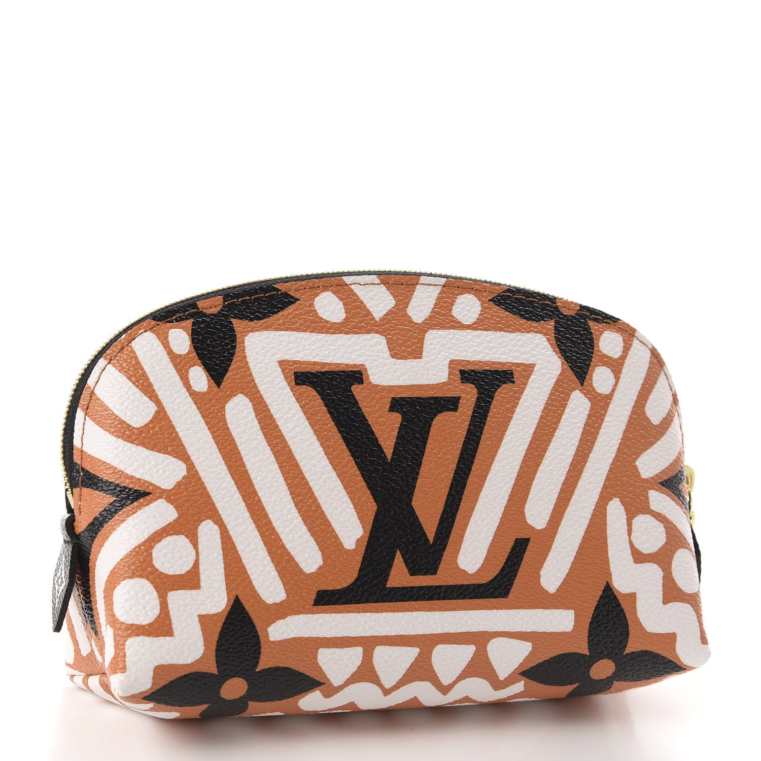 Louis Vuitton Monogram Giant Crafty Cosmetic Pouch Crème Caramel 3 of 6