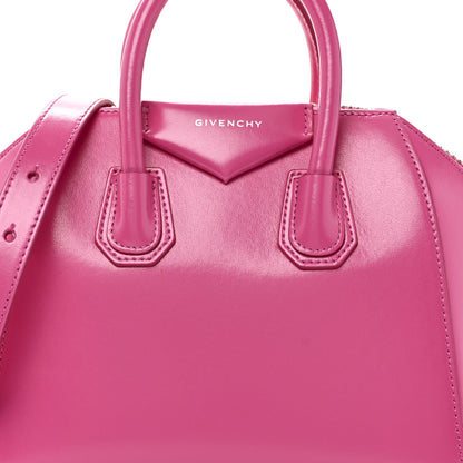 Givenchy Shiny Lord Calfskin Mini Antigona Neon Pink 8 of 10