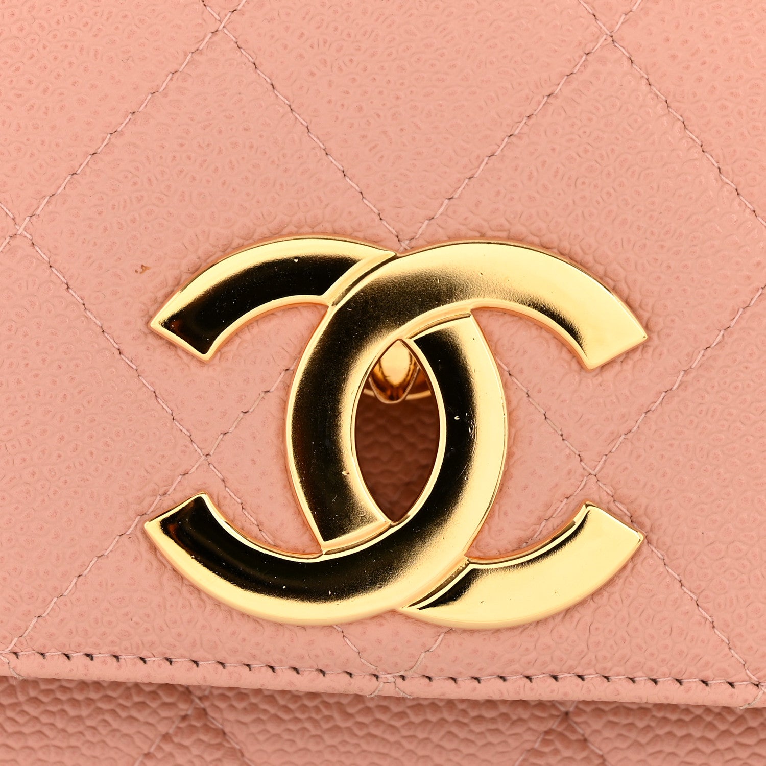 Chanel Caviar Quilted XL Jumbo Single Flap Light Pink 14 of 16