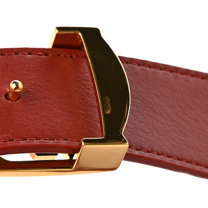 Louis Vuitton Calfskin Monogram 30mm LV Initiales Reversible Belt 85 34 Fuschia 7 of 8