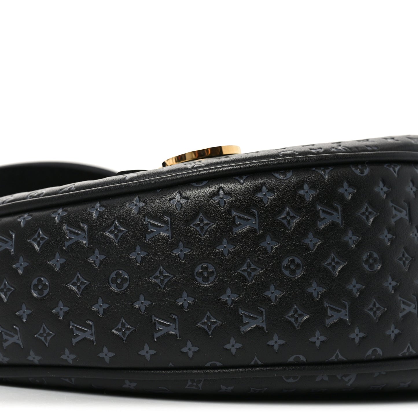 Calfskin Embossed Monogram Loop Black