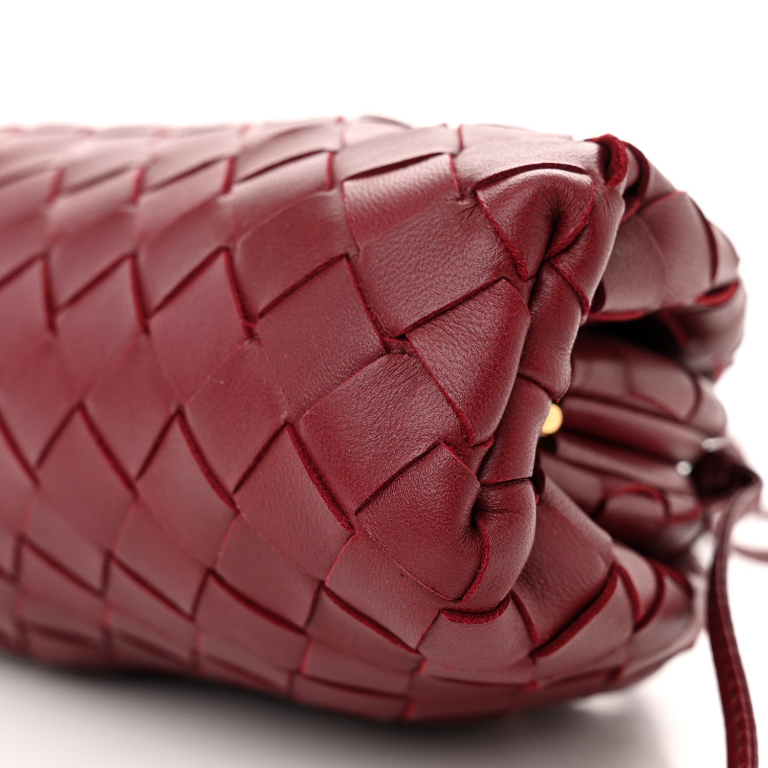 Bottega Veneta Nappa Intrecciato The Mini Pouch Bordeaux 10 of 10