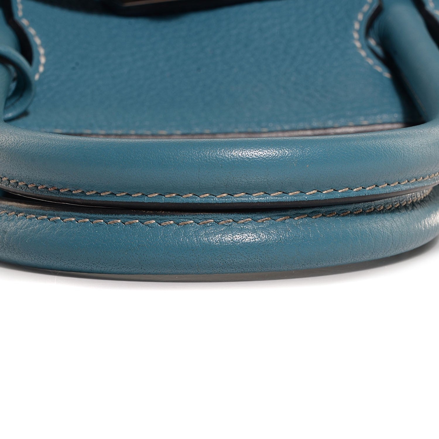 Hermes Taurillon Clemence Birkin 30 Blue Jean 4 of 21