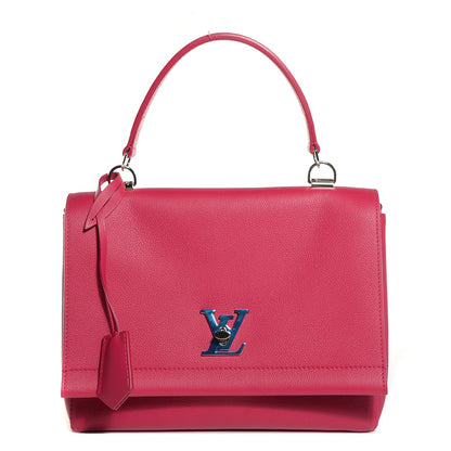 Louis Vuitton Soft Calfskin Lockme II Top Handle Dahlia 1 of 8