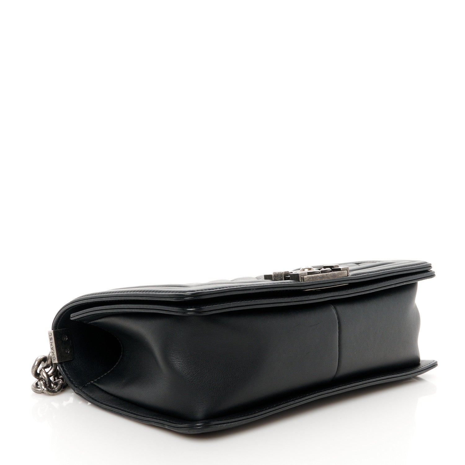 Chanel Calfskin Quilted Medium Boy Flap Black 4 of 10