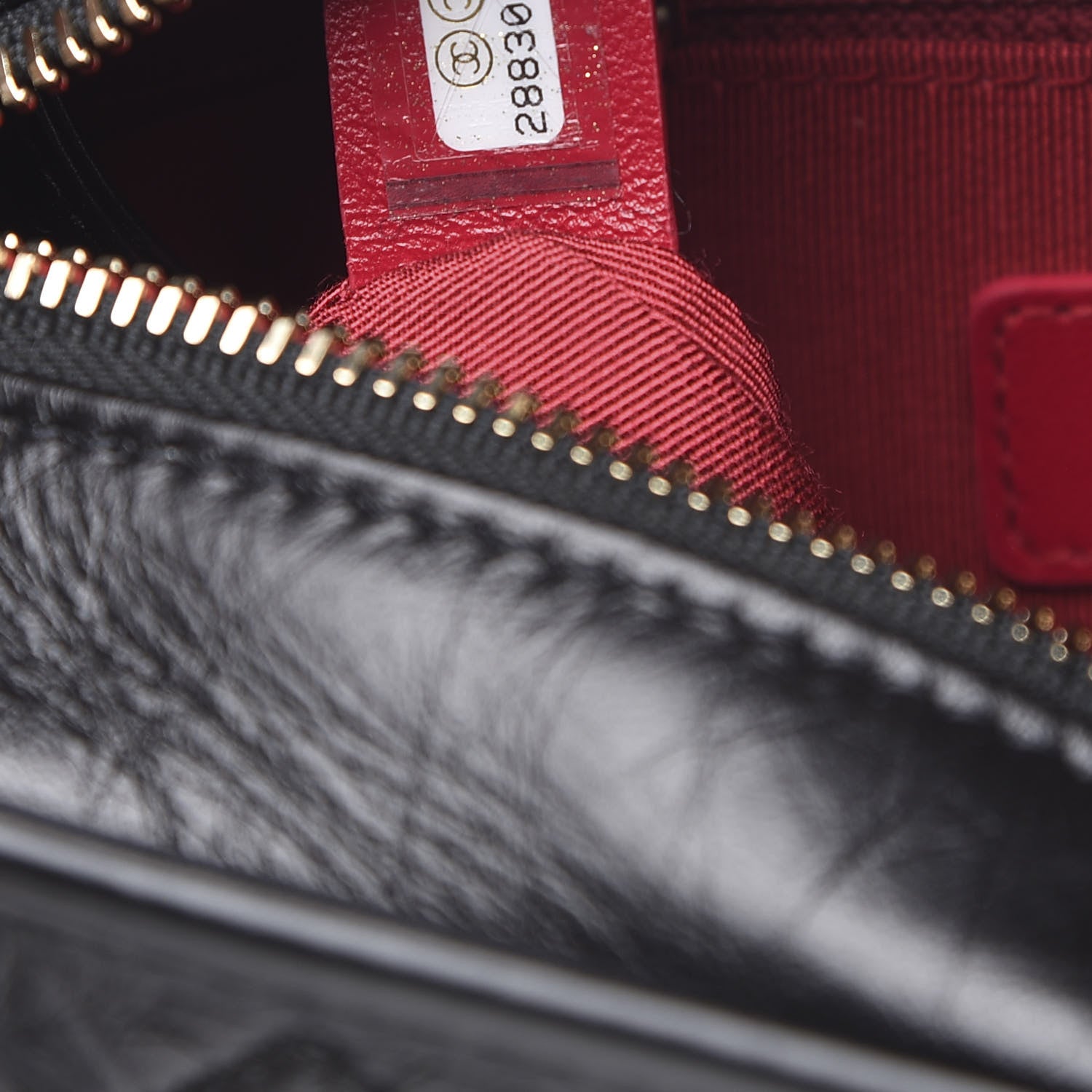 Chanel Aged Calfskin Quilted Small Gabrielle Hobo Black 7 of 10