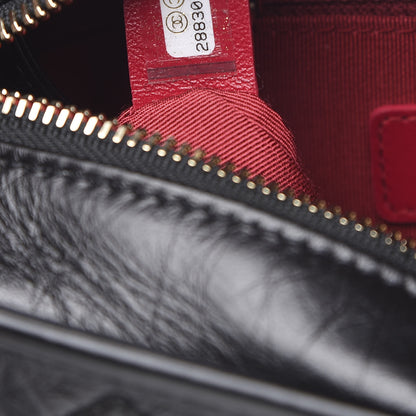 Chanel Aged Calfskin Quilted Small Gabrielle Hobo Black 7 of 10