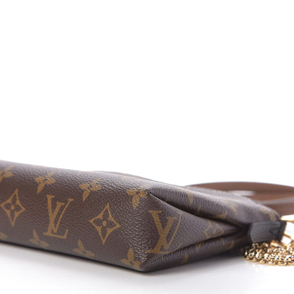 Louis Vuitton Monogram Pallas Clutch Black 7 of 10