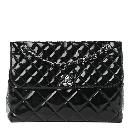 Chanel Vinyl Quilted In The Business Flap Bag Black 1 of 10