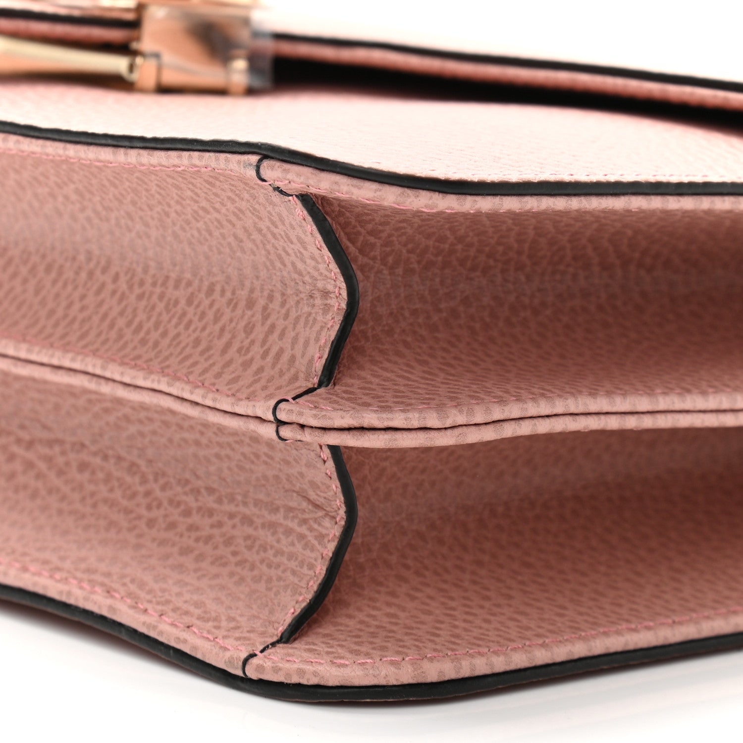 Gucci Dollar Calfskin Small Interlocking G Shoulder Bag Soft Pink 10 of 10