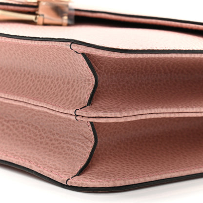 Gucci Dollar Calfskin Small Interlocking G Shoulder Bag Soft Pink 10 of 10