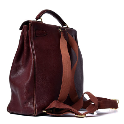 Hermes Veau Rodeo Kelly Ado Backpack 28 Havane 2 of 4
