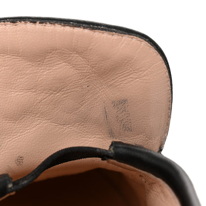 Gucci Nappa Cordovan Lux GG Matelasse Buckled Platform Lug Sole 60mm Loafers 36.5 Black 12 of 18