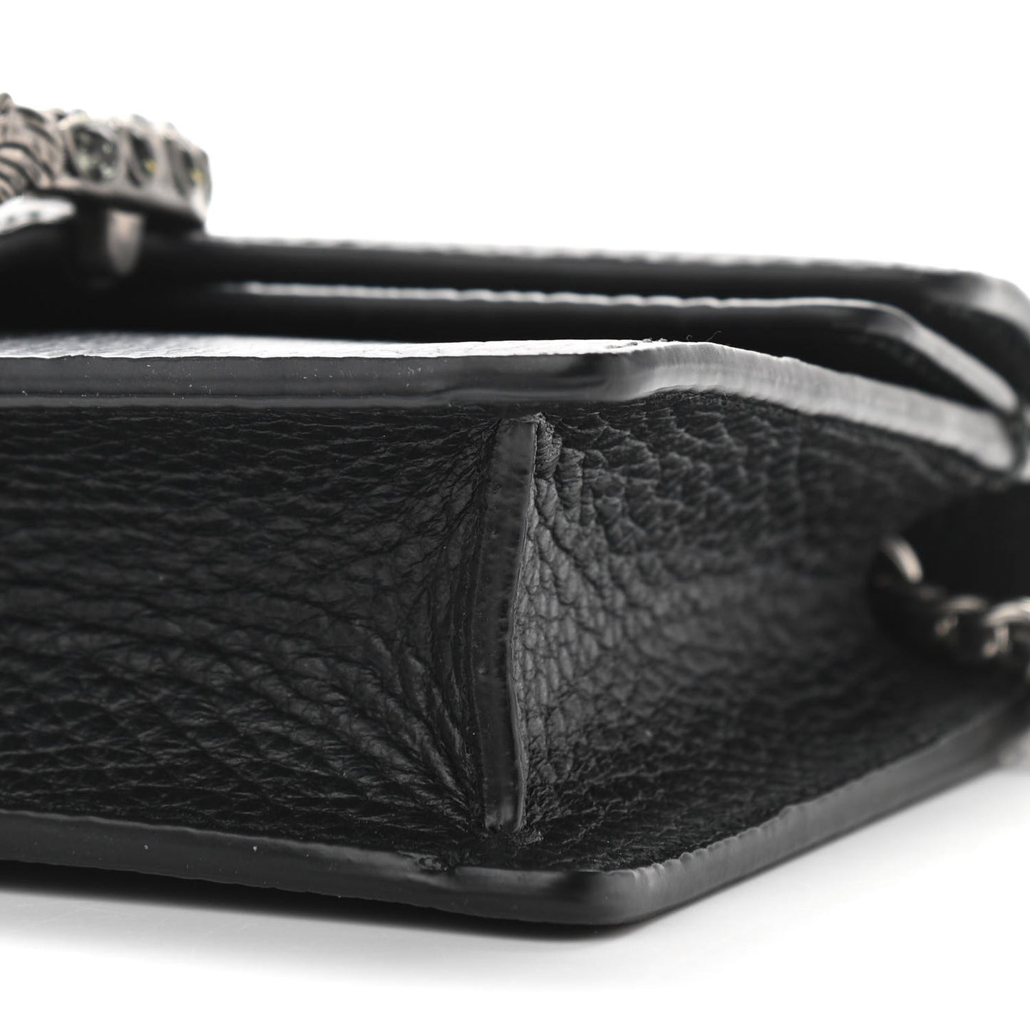 Calfskin Super Mini Dionysus Shoulder Bag Black