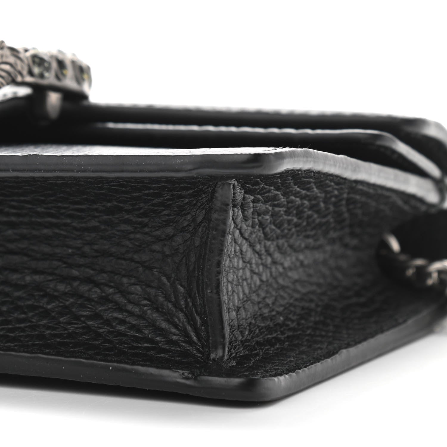 Gucci Calfskin Super Mini Dionysus Shoulder Bag Black 9 of 10