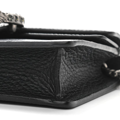 Gucci Calfskin Super Mini Dionysus Shoulder Bag Black 9 of 10