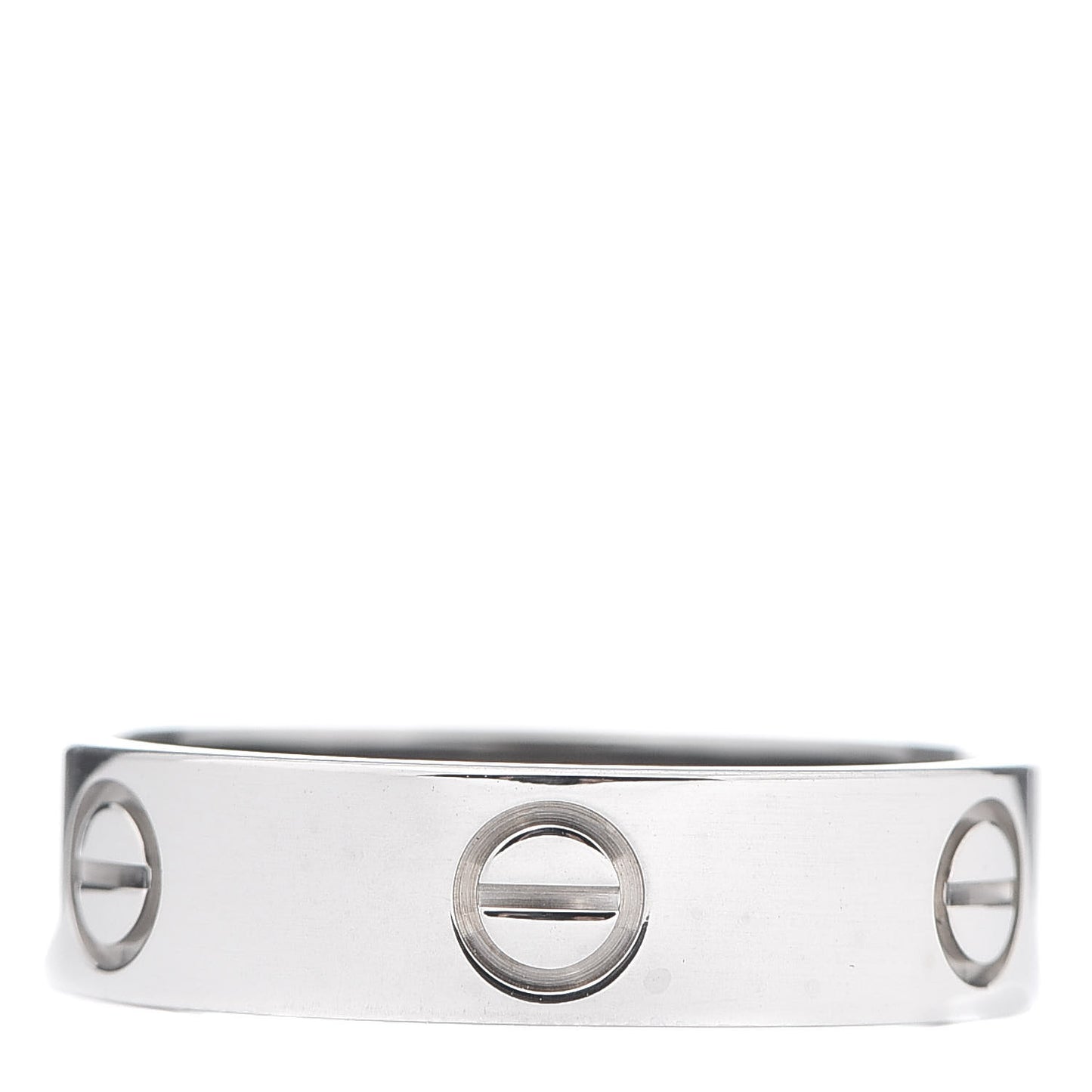 18K White Gold 5.5mm LOVE Ring 59 8.75
