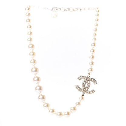 Chanel Graduated Pearl CC Short Necklace Gold 3 of 6