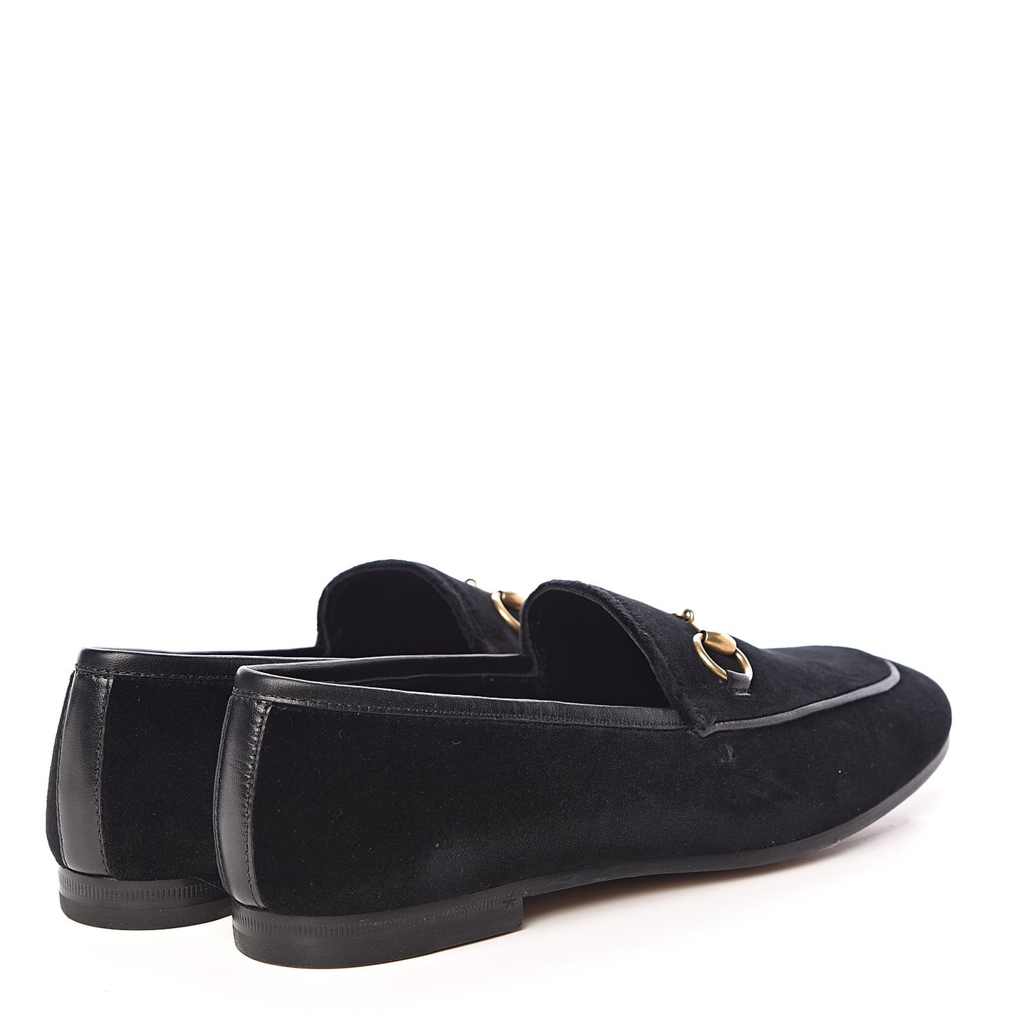 Velvet Horsebit Womens Jordaan Loafers 36 Black