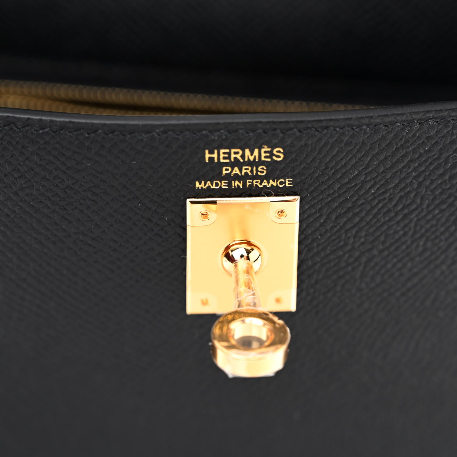 Hermes Epsom Kelly Sellier 25 Black 6 of 10