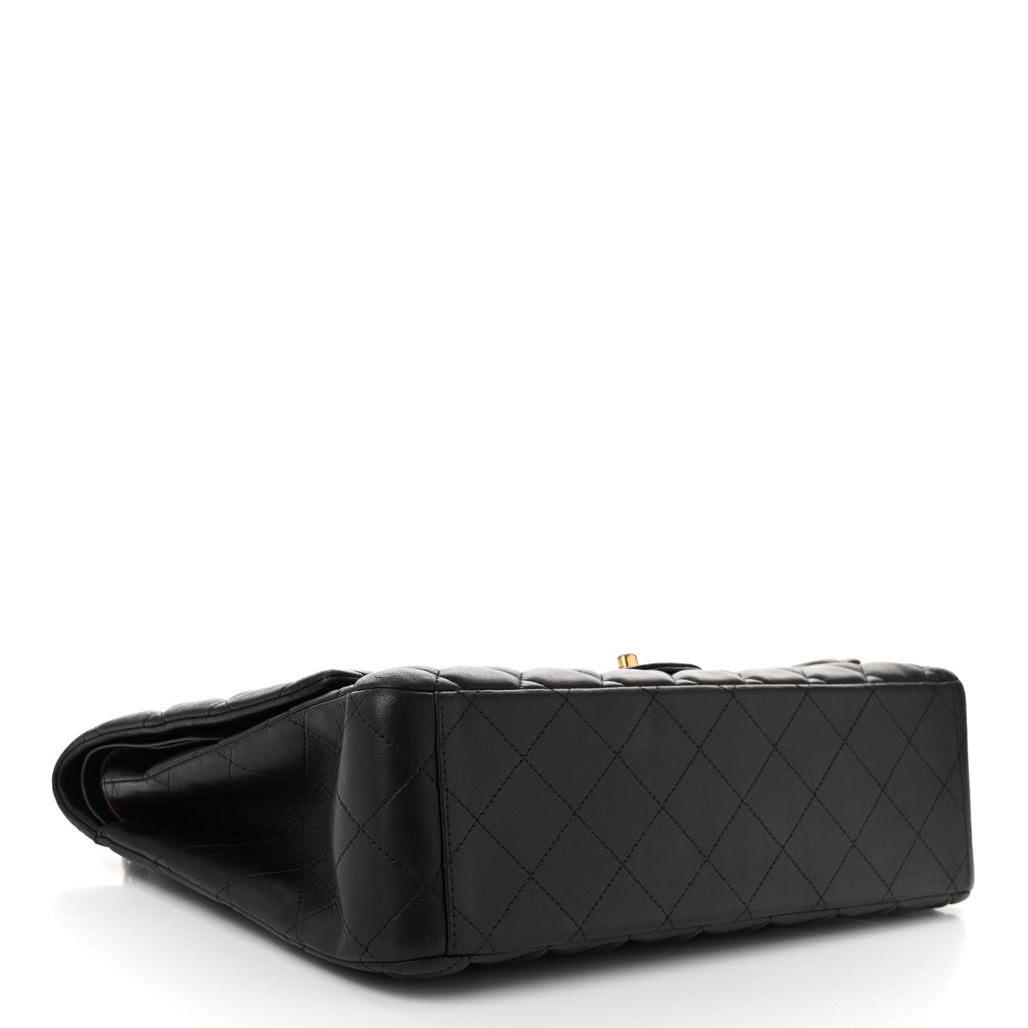 Chanel Lambskin Quilted Maxi Double Flap Black 4 of 10