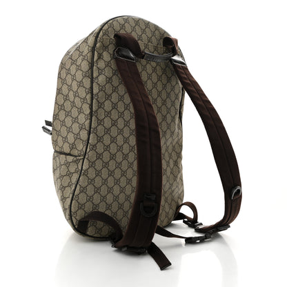 Gucci GG Plus Monogram Interlocking G Medium Backpack Dark Brown 3 of 12