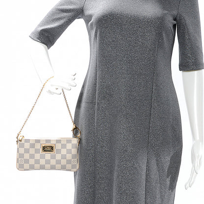 Louis Vuitton Damier Azur Pochette Milla MM 2 of 8