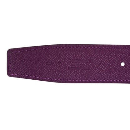 Hermes Swift Epsom 32mm Belt Strap 75 Anemone Capucine 4 of 5