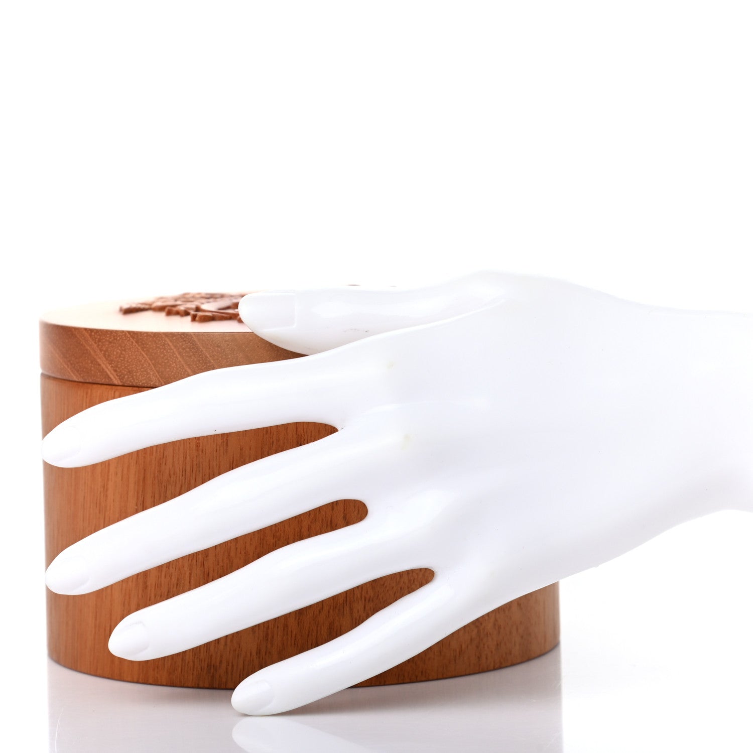 Hermes Mahogany Wood Ex-Libris Twilly Box 2 of 8