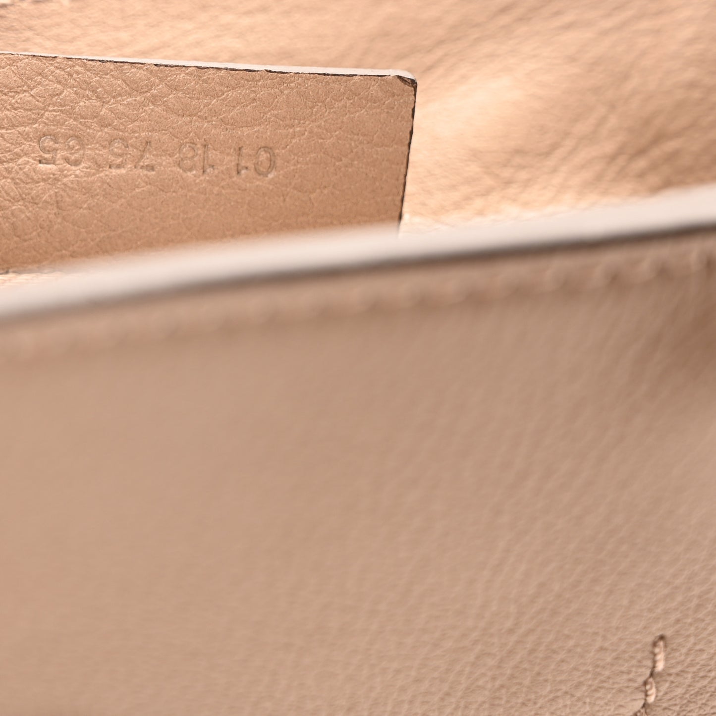 Suede Calfskin Mini Faye Backpack Motty Grey