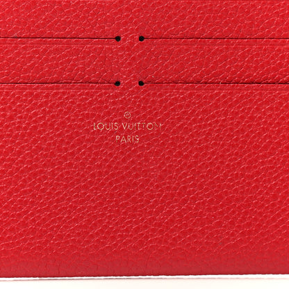 Louis Vuitton Calfskin Felicie Card Holder Insert Scarlet 5 of 6