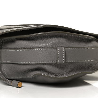 Chloe Calfskin Medium Marcie Round Crossbody Bag Cashmere Grey 8 of 8