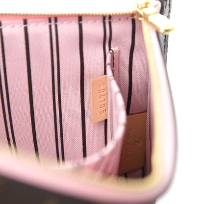 Louis Vuitton Monogram Neverfull MM GM Pochette Rose Ballerine 8 of 8