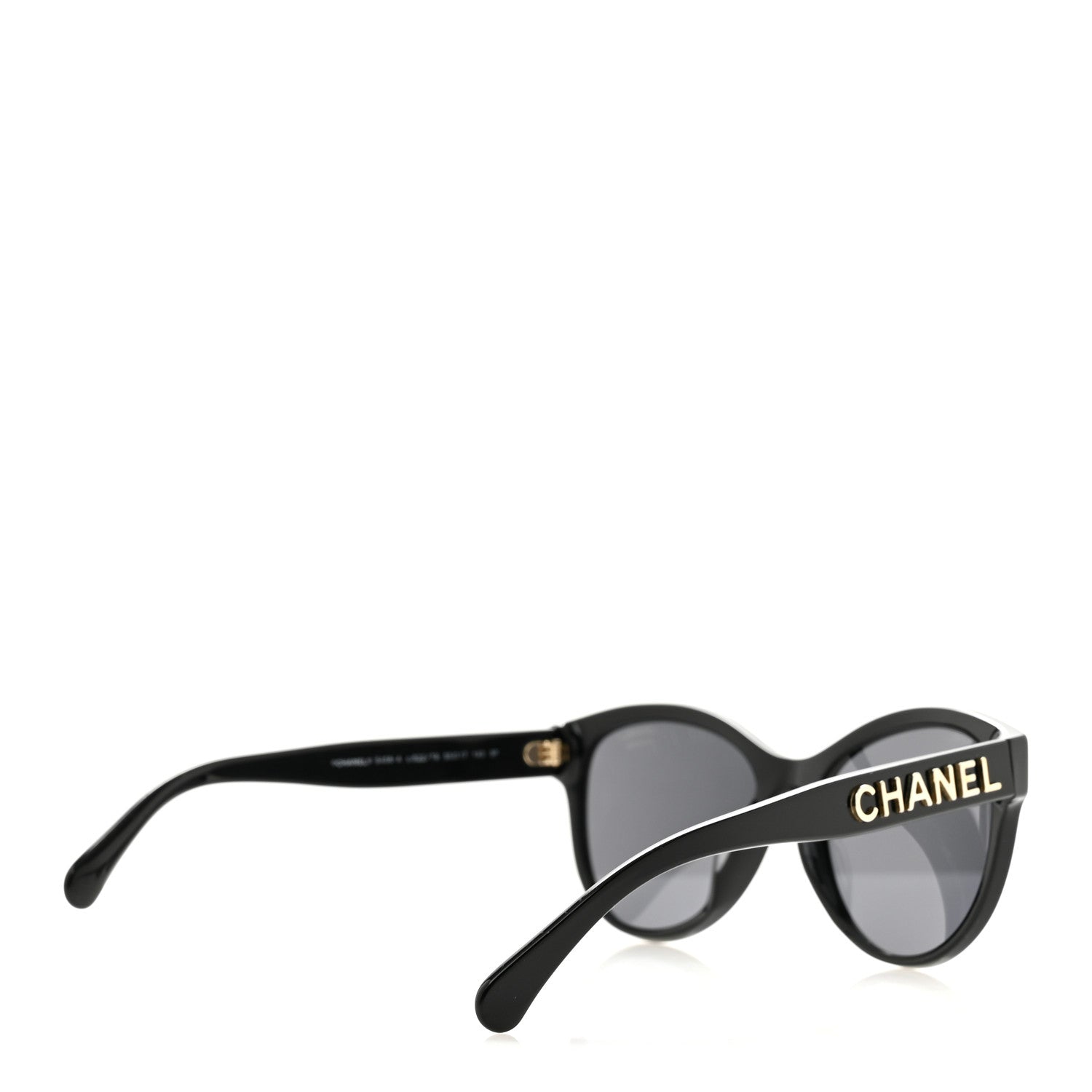 Chanel Acetate Pantos Logo Polarized Sunglasses 5458 Black 4 of 8