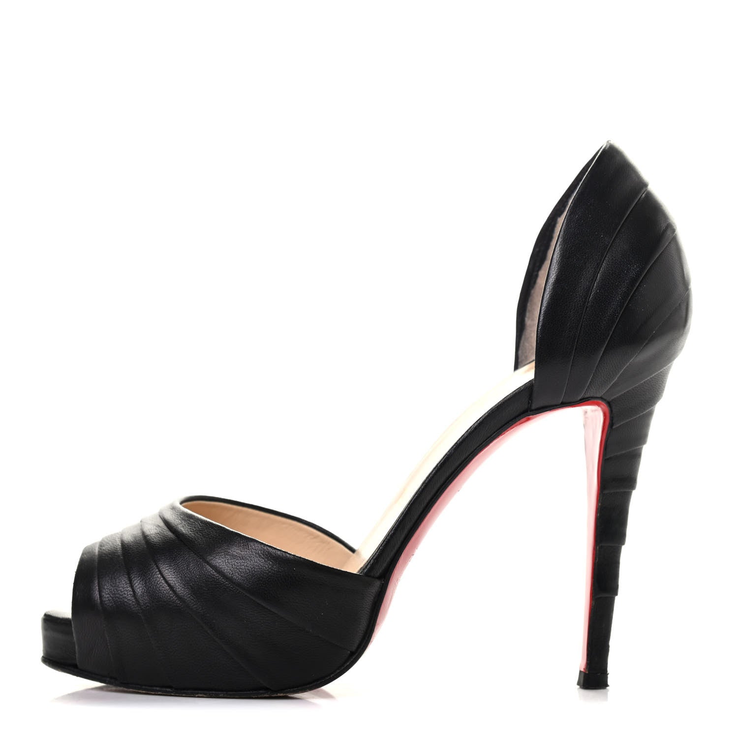 Christian Louboutin Nappa Armadillo 120 Pumps 38.5 Black 1 of 4
