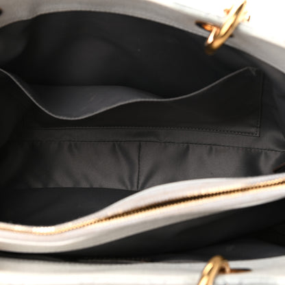 Chanel Caviar Quilted Grand Shopping Tote GST White 5 of 21