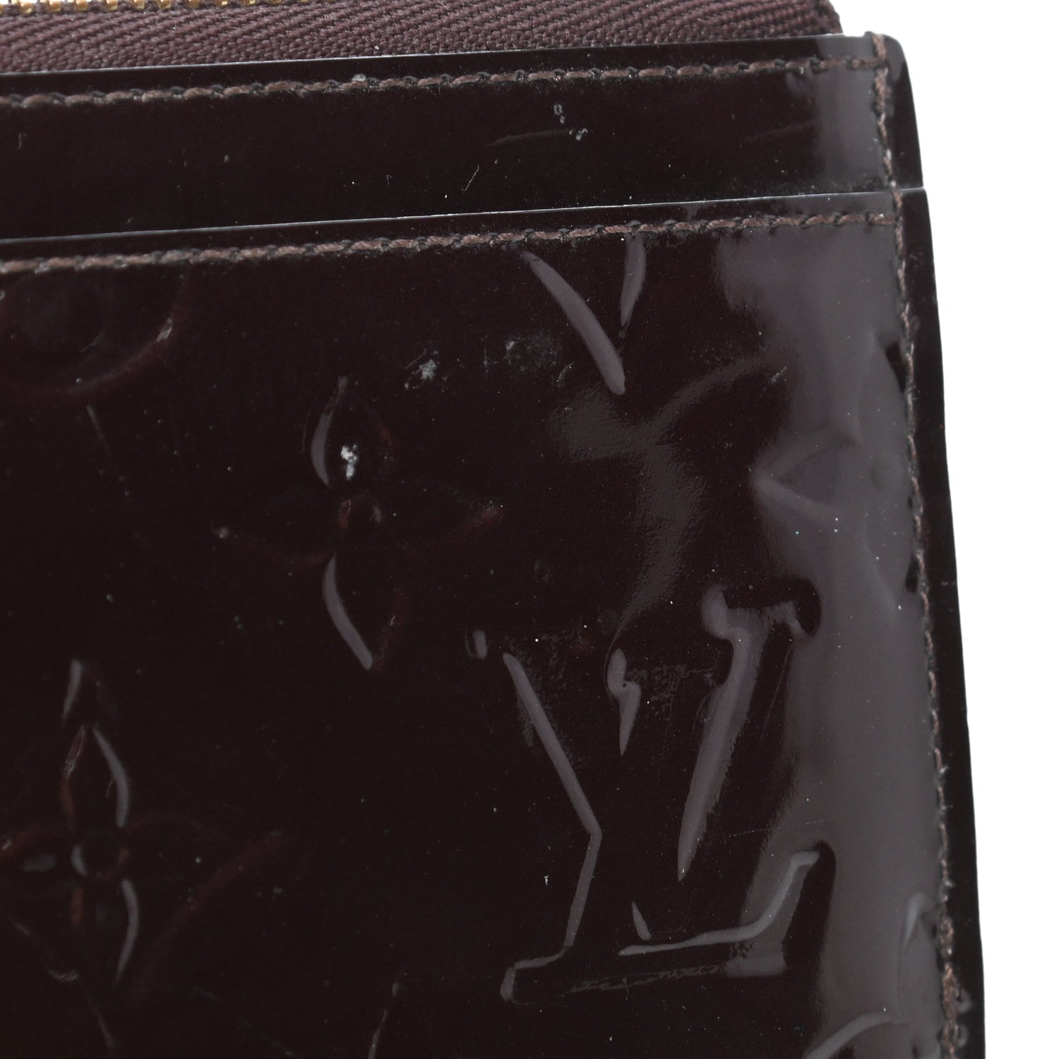 Louis Vuitton Vernis Key Pouch Amarante 8 of 8