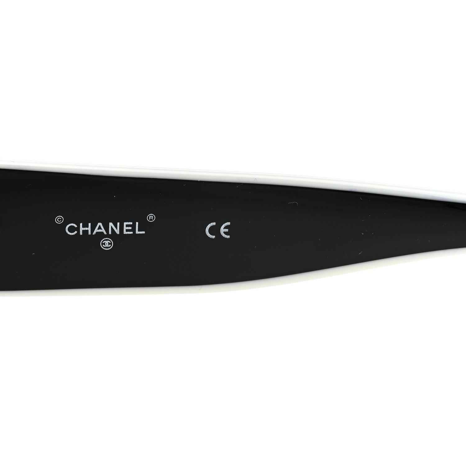Chanel Acetate Sunglasses 71414 Black White 7 of 8