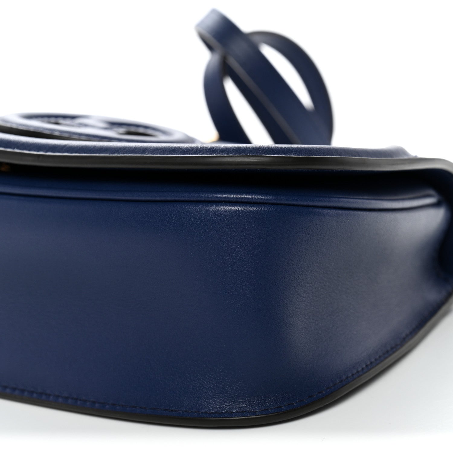 Gucci Roxy Calfskin Medium Blondie Top Handle Bag Blue Agata 10 of 11