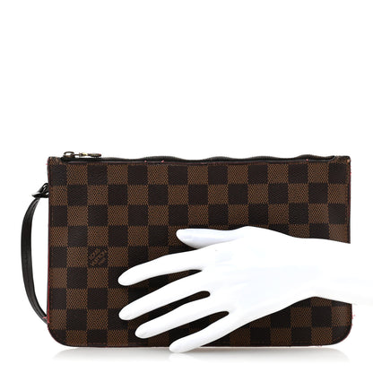 Louis Vuitton Damier Ebene Neverfull MM GM Pochette 2 of 12